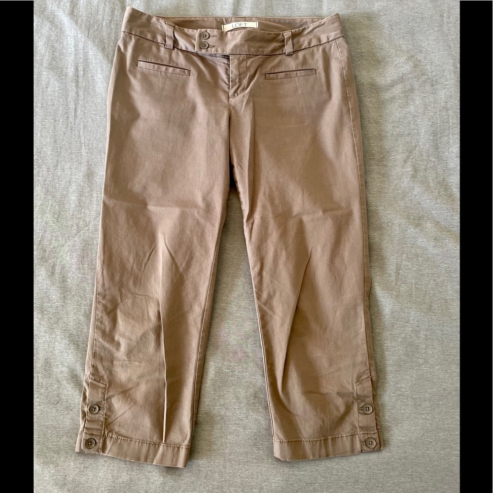 Cute Capris with Buttons, Sz 4P
